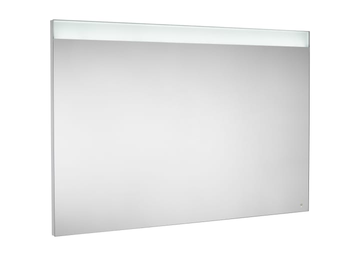 PRISMA COMFORT зеркало c верхней основной и нижней фоновой LED подсветками, с системой ANTI-STEAM и инфракрасным бесконтактным выключателем
